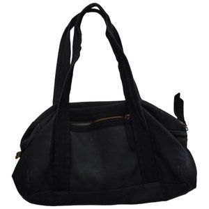 Lanvin Navy Blue Duffel Bag Purse